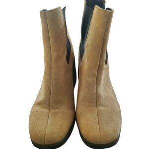 Steve Madden Suede Camel Booties